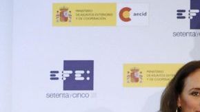 El monarca destacó la labor de los periodistas.