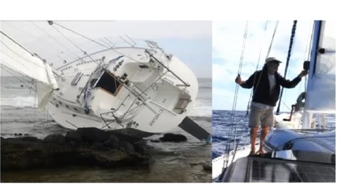El bote quedó encallado y para el día siguiente todo el equipo electrónico había sido saqueado.