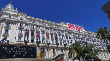 El Ritz Carlton de La Croisette de Cannes, con promoción de numerosos filmes.