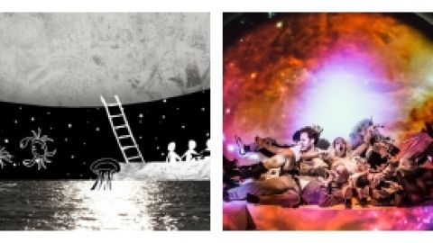 La artista visual Laila Cabrera crea obras originales con el vidrio.