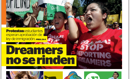 La primera página del nuevo El Diario incorpora más color, una nueva cabecera y más información.