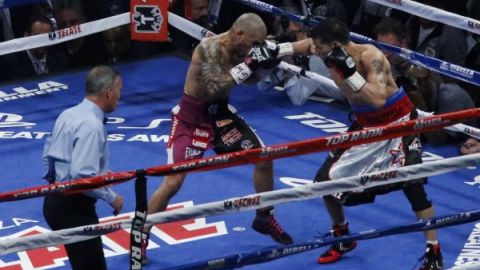 Miguel Cotto ganó por nocaut técnico en el noveno asalto