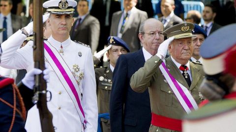 El rey anunció su abdicación el pasado lunes.