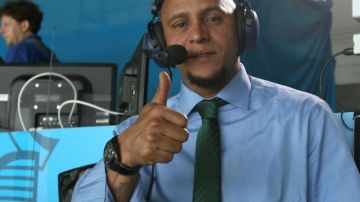 Roberto Carlos trabaja en el Mundial para O Globo.