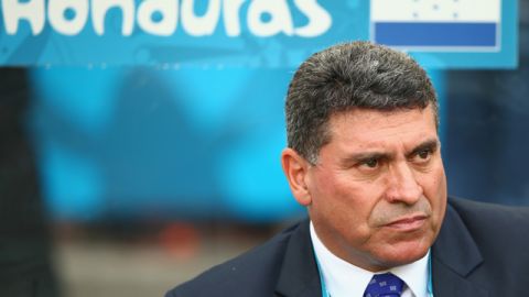 Luis Fernando Suárez, seleccionador colombiano de Honduras y que antes dirigió a Ecuador.