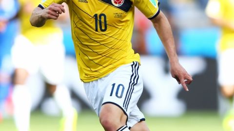 James Rodríguez ha anotado dos goles en dos partidos en el Mundial de Brasil.