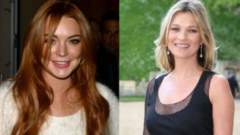 Lindsay trató de entablar plática con el esposo de Kate Moss.