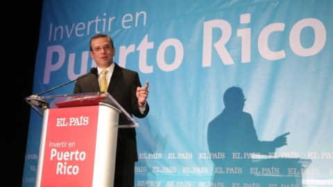 El gobernador de Puerto Rico, Alejandro García Padilla, durante un foro para invertir en la Isla.