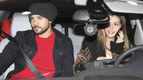 La pareja fue vista a la salida de un restaurante del shopping Palmas del Pilar.