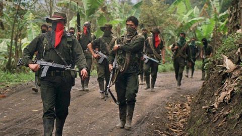 El Ejercito de Liberacion Nacional (ELN) fue señalado como los presuntos atacantes del campamento del oleoducto Caño Limón-Coveñas