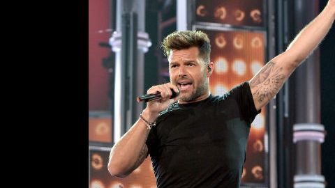 Ricky Martin desborda optimismo y alegría.