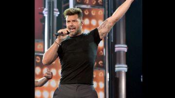 Ricky Martin desborda optimismo y alegría.
