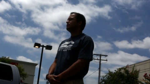 Byan, un guatemalteco que ha luchado durante seis años por un caso de asilo político.