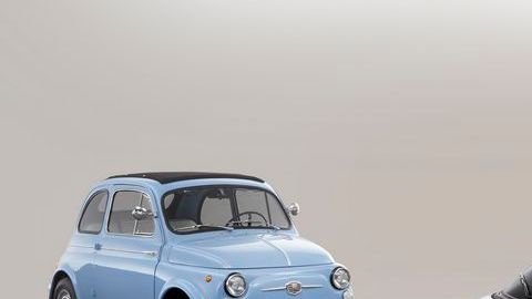 El Fiat 500C conserva algunos elementos del original Fiat 500.