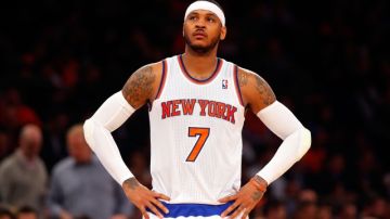 Los aficionados de los Knicks esperan que Carmelo Anthony siga en Nueva York.