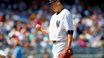 Masahiro Tanaka ha visto más actividad que el resto de los lanzadores del Yankees.