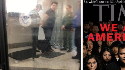 Vargas fue arrestado en horas de la mañana del martes por CBP (agentes de control fronterizo) y según portavoces de la organización United We Dream