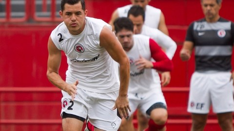 Israel Jiménez encabeza el entrenamiento del plantel tijuanense, que en su primera fecha enfrentará en casa al Puebla.