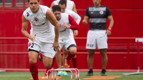 Israel Jiménez encabeza el entrenamiento del plantel tijuanense, que en su primera fecha enfrentará en casa al Puebla.