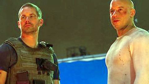 Paul Walker y Vin Diesel en la última escena que filmaron juntos para 'Fast & Furious 7'.