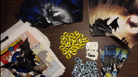 Souvenirs con la imagen del querido héroe de "Ciudad Gótica"