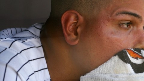 Dellin Betances se lamentó haber concedido el jonrón que le ayudó al Azulejos empatar el encuentro.