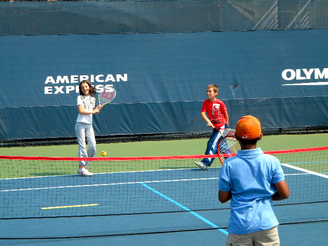 El tenis, un "deporte de honor" para los niños.