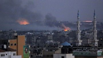 Imágenes del ataque a mercado público en Gaza.