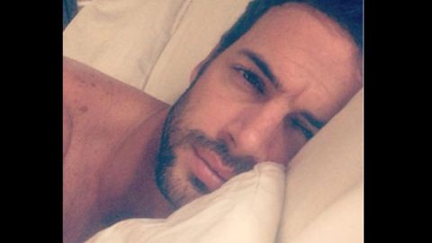 El actor se tomó la famosa 'selfie' para compartirla con todos sus seguidores.