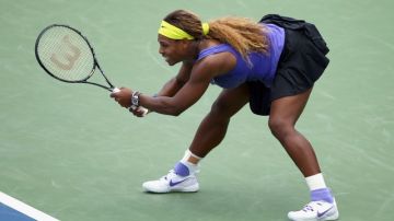 Serena Williams avanzó a cuartos de final en Cincinatti.
