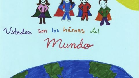Muchos niños estadounidenses se han unido a esta campaña llamada:  “Son niños” (they are children).