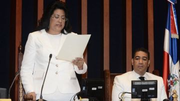 Lizardo Mézquita es la primera mujer presidenta del Senado en
170 años de vida republicana en Dominicana.