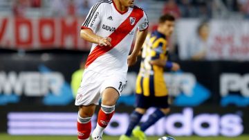 Teófilo Gutiérrez,  de River Plate, anotó ayer contra Rosario Central.