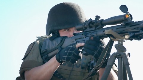 El operativo se realizó por tierra y aire.