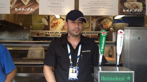 El chef Isaías Rodríguez participa en el U.S. Open con su restaurante Maya.