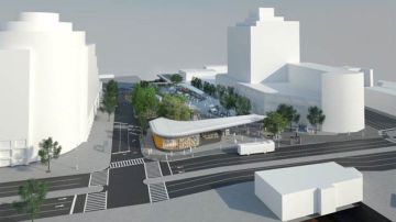 La reconstrucción expandirá los espacios peatonales, como parte del programa Visión Cero.