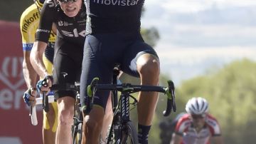 Alejandro Valverde dio muestra de que está para grandes cosas en la Vuelta.