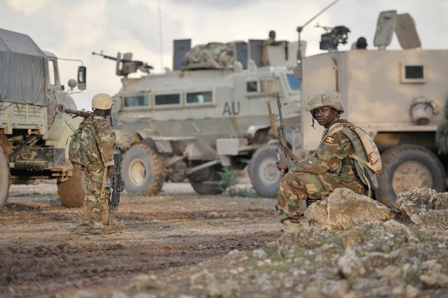 Tropa de la Misión de la Unión Africana en Somalia que combaten a Al Shabab