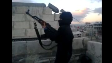 Las imágenes se presumen que fueron filmadas en Ghouta, una zona rural de Damasco.