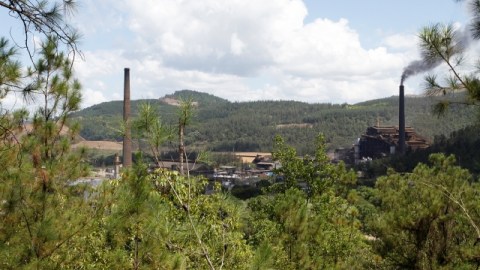 Planta de procesamiento de ferroníquel de Falcondo en Bonao.