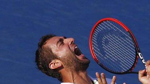 Marin Cilic, tras vencer a su compatriota Tomas Berdych.