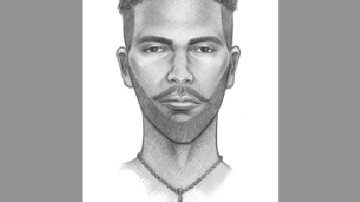Un bosquejo del hombre, que tiene un rosario corto en el cuello, fue publicado por la Policía.