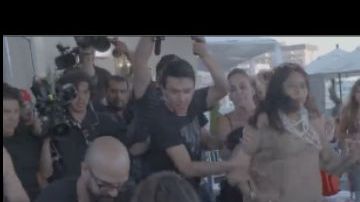 Incluso llamaron a la policía de Beverly Hills para que parara la pelea.