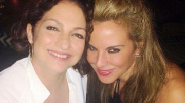 Gloria Estefan y Kate del Castillo, de fiesta en Miami.