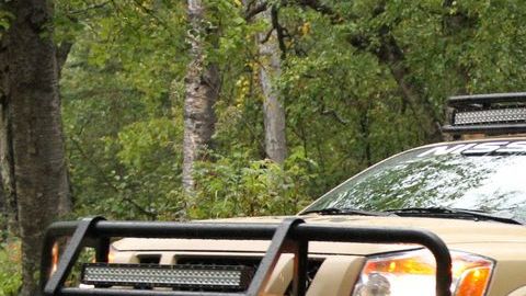 El diseño de camuflaje del Titan Nissan es un homenaje a los vehículos del ejército.