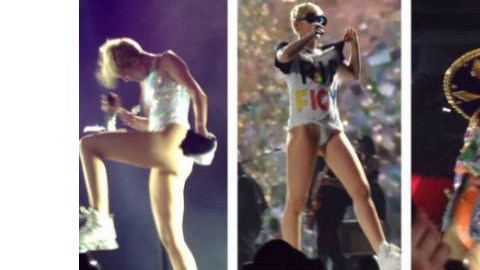 Miley no tiene límites y siempre provoca a su público.