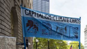 Manifestantes se tomaron las calles del Distrito Financiero.