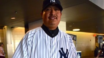 Jaime Chamizo viajó desde Passaic, Nueva Jersey, para visitar por primera vez el nuevo Yankee Stadium y despedirse del gran Derek Jeter.