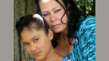 Alondra Torres y su hija Alondra Adalys Torres a quien recupero después de 9 años y medio de buscarla.