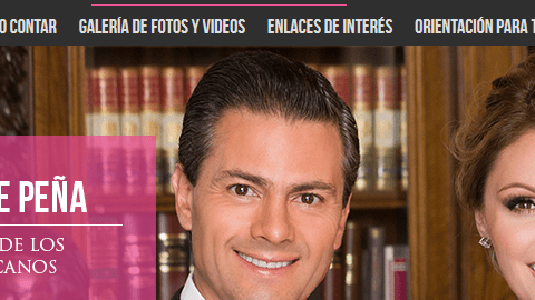 En el portal destaca su vida a partir de 2010, tras casarse con Peña Nieto.